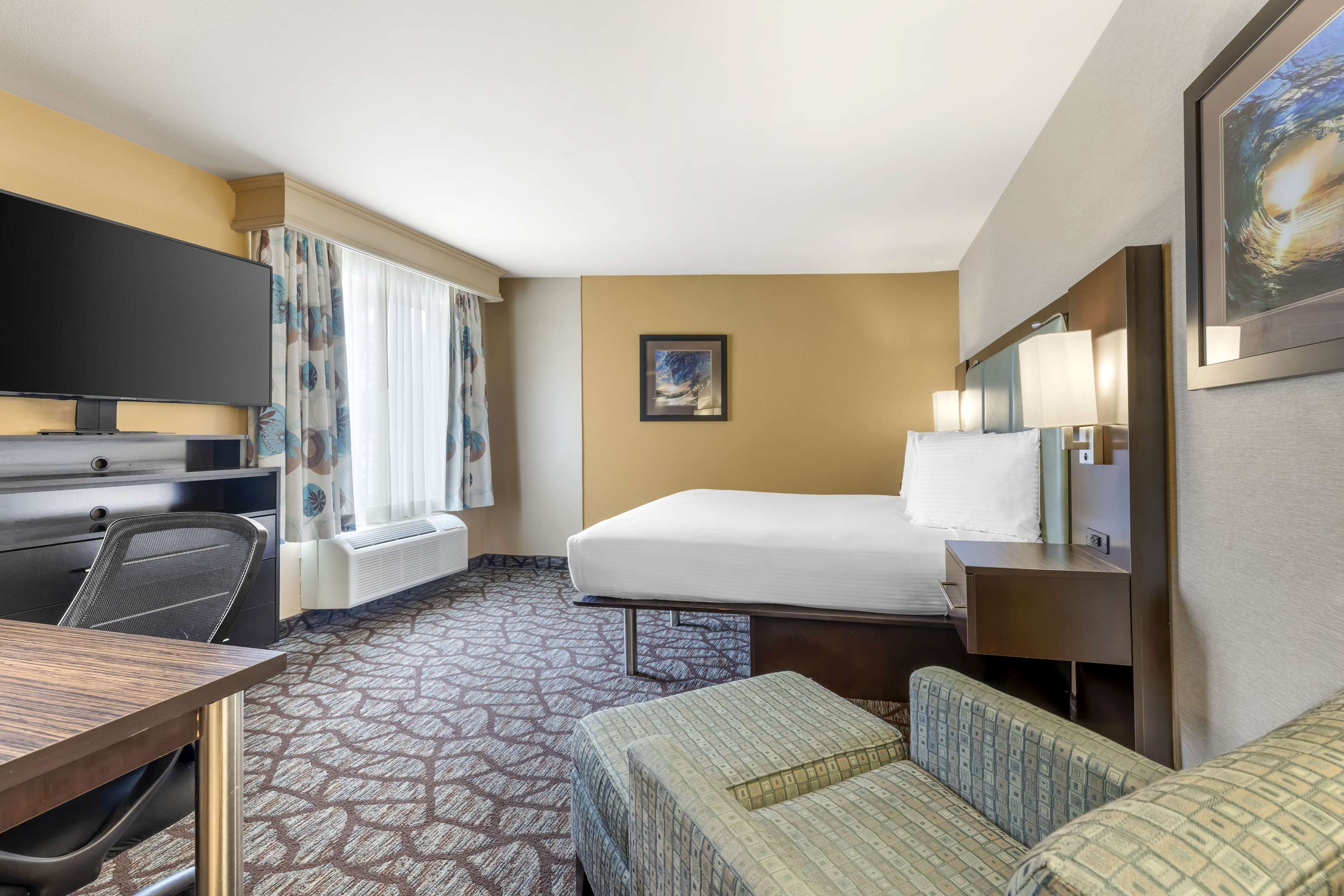 行动无障碍特大床房带浴缸和厨房