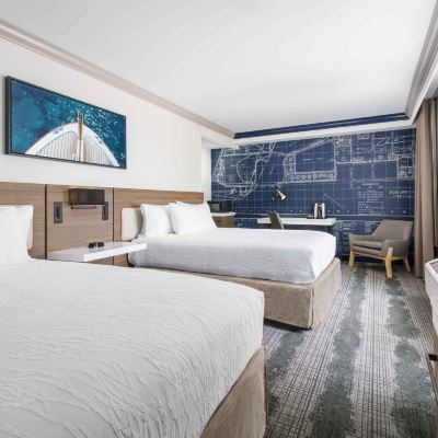 聽力無障礙豪華兩張大床房 安納波利斯市區希爾頓花園酒店優惠