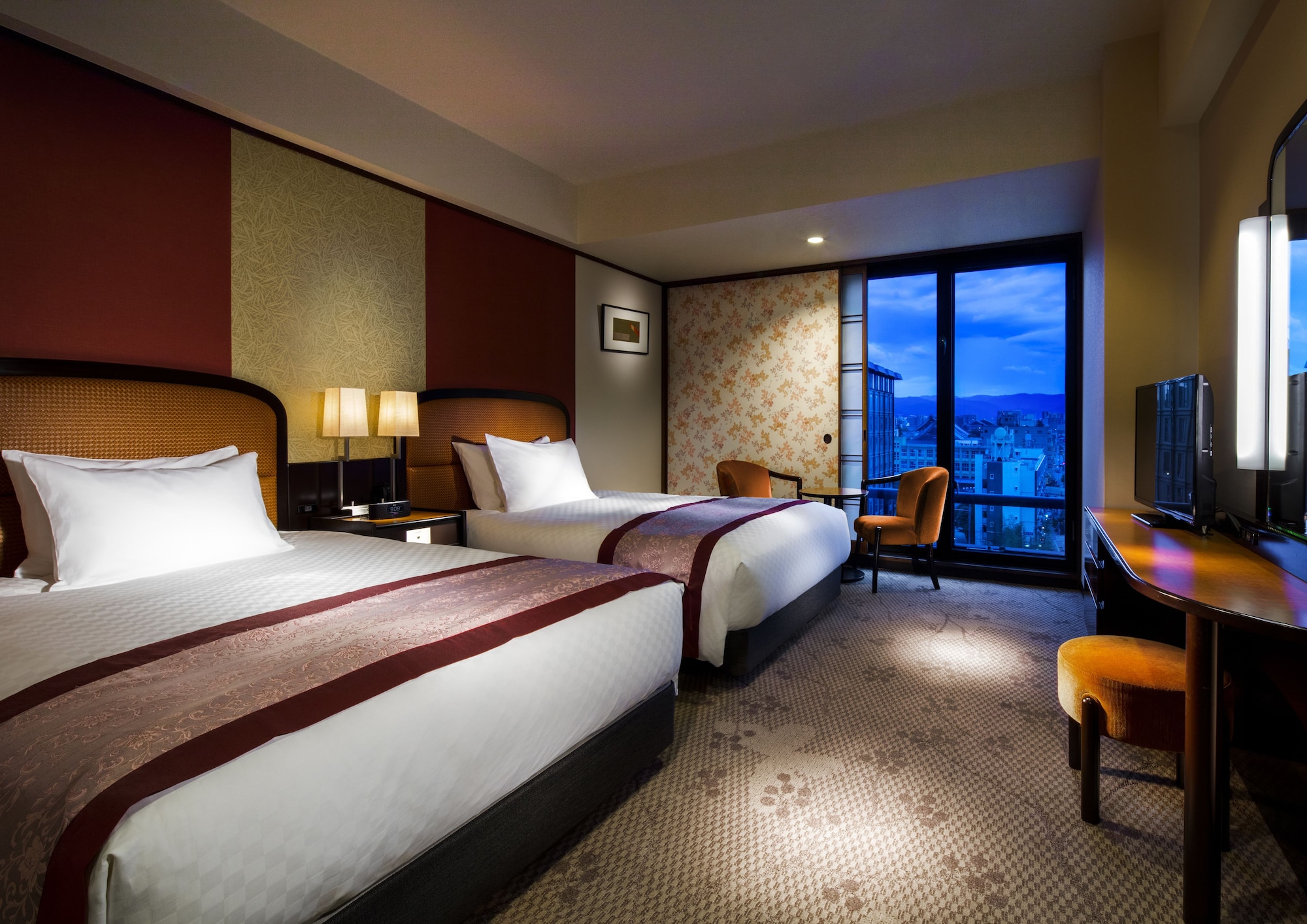 京都风楼层双床套房