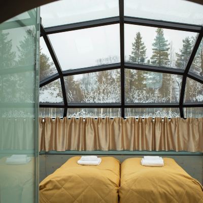 Large Glass Igloo With Shower And Sauna Kakslauttanen Arctic Resort Promo Code