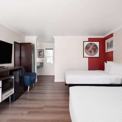 Mobility Accessible 2 Queen Beds Room Ramada by Wyndham Poway Promo Code