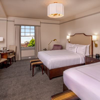 Premium Two Queen Room with City View and Luxury Bathtub The Virginian Lynchburg Curio Collection Promo Code