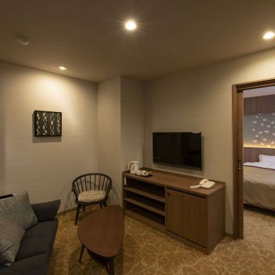 デラックスツインルーム(浴室) 大町温泉郷　黒部ビューホテル クーポン