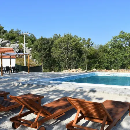 Modern Private Villa Bonaventura with Pool & Jacuzzi & BBQ for Families & Groups Near Split