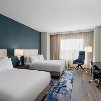 2張雙人床高樓層無障礙浴缸 匹茲堡國際機場凱悦酒店優惠