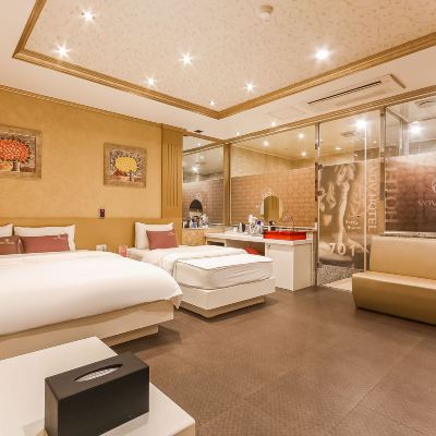Twin Room (Double + Single) Busan Munhyeon-dong VOV Hotel 쿠폰