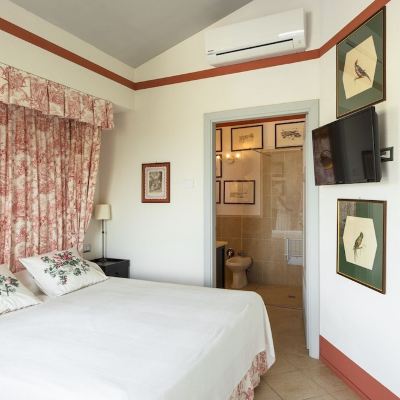 Deluxe Double Room, 1 Queen Bed, Patio, Hill View