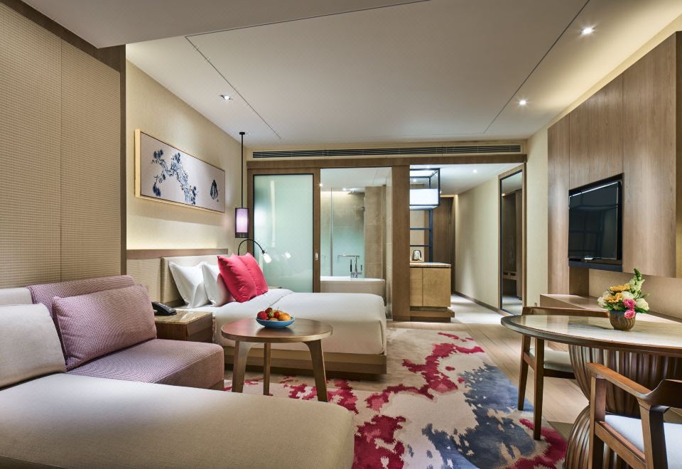 高级房 超大床 山景