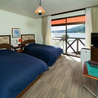 本館ツイン、バス付き、レイクビュー 富士五湖　西湖　マ・メゾン（2018年7月新館リニューアル） クーポン