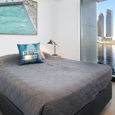 One Bedroom Apartment with River View Orange Stay at Collins Wharf Promo Code