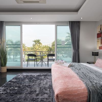 帶私人泳池和花園的3卧室別墅，棕櫚綠洲村 芭堤雅別墅酒店優惠