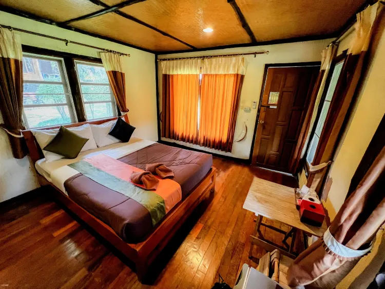 วิลลาแบบหนึ่งห้องนอนมองเห็นวิวสวนหย่อม