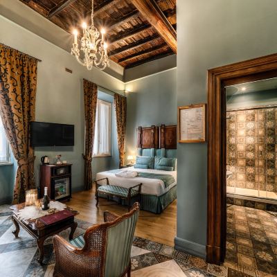 Deluxe Suite, Non Smoking (Suite Della Scimmia) Navona Grand Suite Promo Code