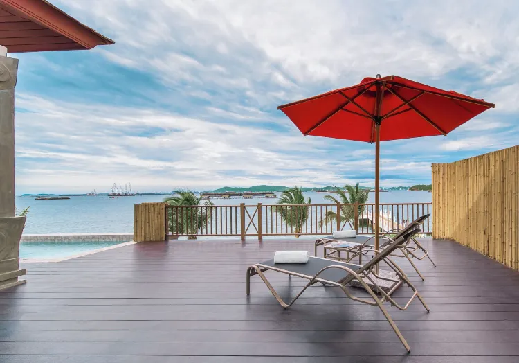 วิลล่าหนึ่งห้องนอนพร้อมสระว่ายน้ำ วิวริมทะเล