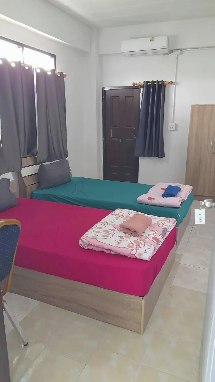 ห้องมาตรฐานเตียงแฝดพร้อมระเบียง