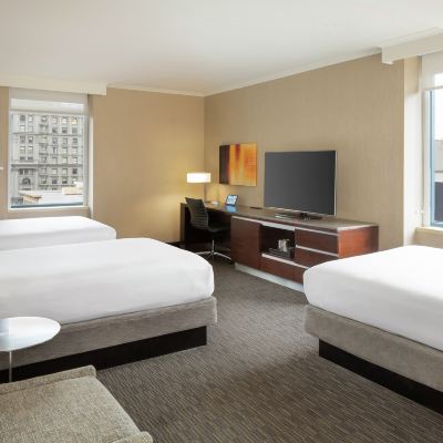 三張雙人床超大房 舊金山聯合廣場希爾頓飯店優惠