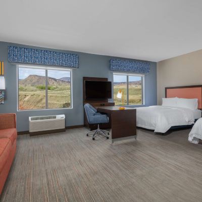 Suite, 2 Queen Beds, Accessible, Refrigerator (Bathtub) Hampton Inn & Suites Cody Promo Code
