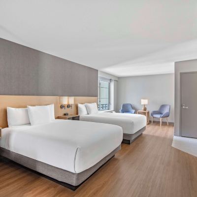 Two Queen Beds Corner Specialty Room (with Sofa Bed) Hyatt Place Riverside Downtown Promo Code
