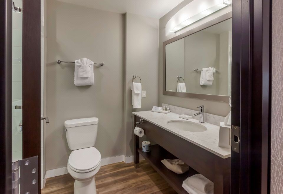 1张特大床， 无烟， 较大的房间， 双层床垫， 微波炉和冰箱