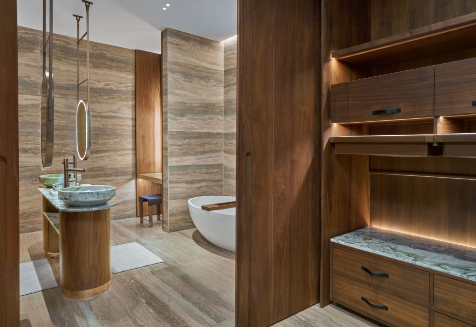 套房，1張特大床，海景，轉角房（John Jacob，Astor）