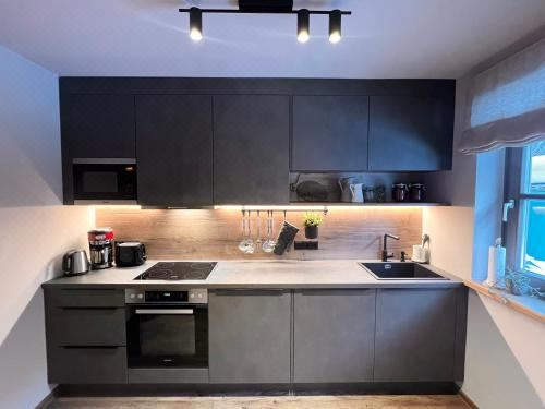 享有花园景致的公寓