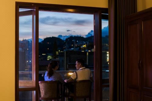 带城景的双床房