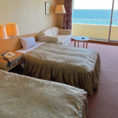 [Ocean View] Toilet With Bidet, Unit Bath [Standard] [Twin Room] [Non-Smoking] [Ocean View] オテル・ド・マロニエ内海温泉 クーポン