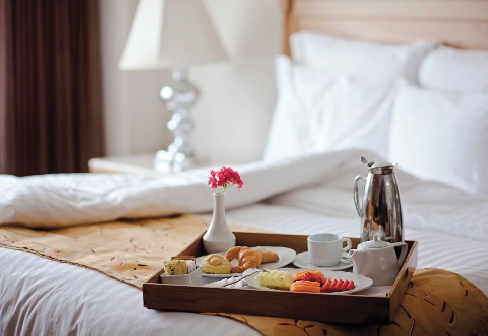 高尔夫景豪华两张双人床房（带阳台）