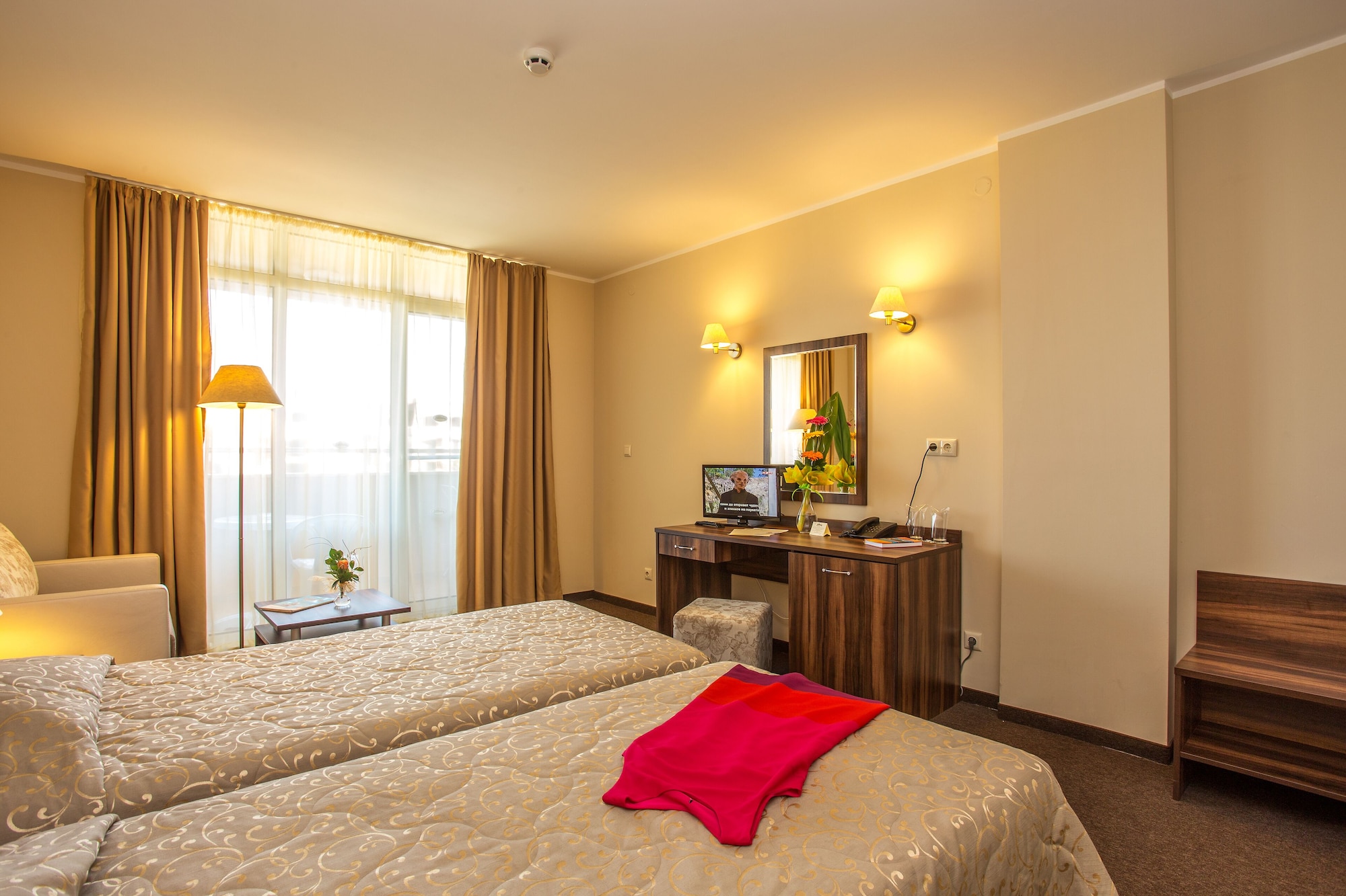 双人房，阳台（免费水上公园通行证）