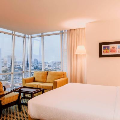 1卧室小型套房， 2張大床， 梳化床， 城景 瓜亞基爾萬豪酒店優惠