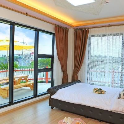 씨 뷰 더블룸 더블침대 2개 (금연) 달자펜션 쿠폰