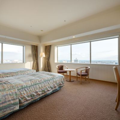 デラックスコーナーツインルーム(禁煙) グランドホテルニュー王子 クーポン