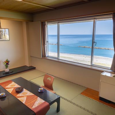 和風ルーム(浴室) 瀬波ビューホテル＜絶景の日本海を愛でる＞獲れたて海鮮を大満喫 クーポン