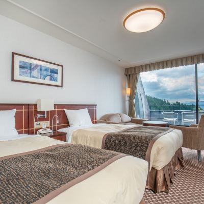 富士山景標準層豪華雙床房 富士御殿場倫勃朗高級飯店優惠