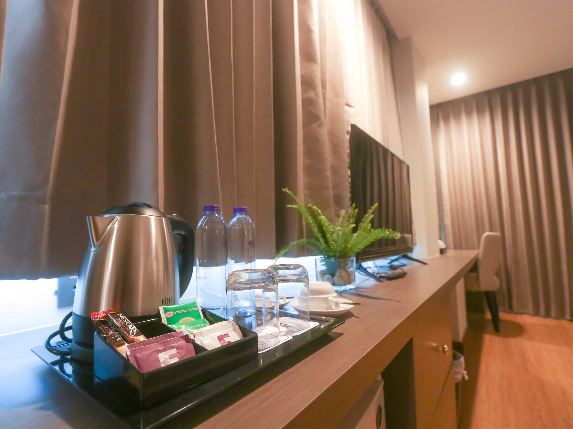 全景河景双床房