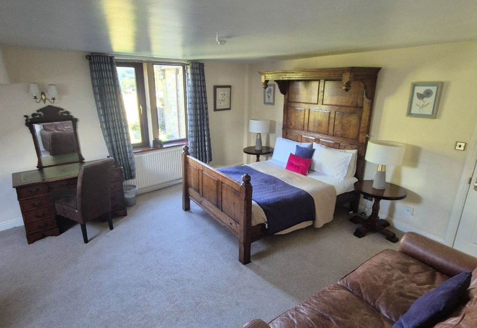 奢华小屋，连通浴室，庭院景观