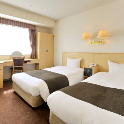 雙床房，可吸菸（[smoking] Twin Room A） 山形國際飯店優惠