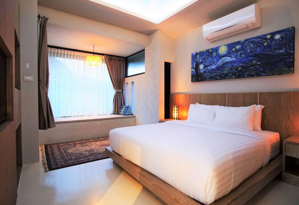 山景别墅一卧室