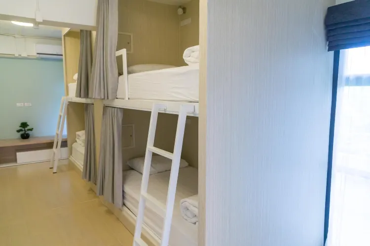 หอพักที่มีเตียงเดี่ยว-เฉพาะผู้หญิงเท่านั้น