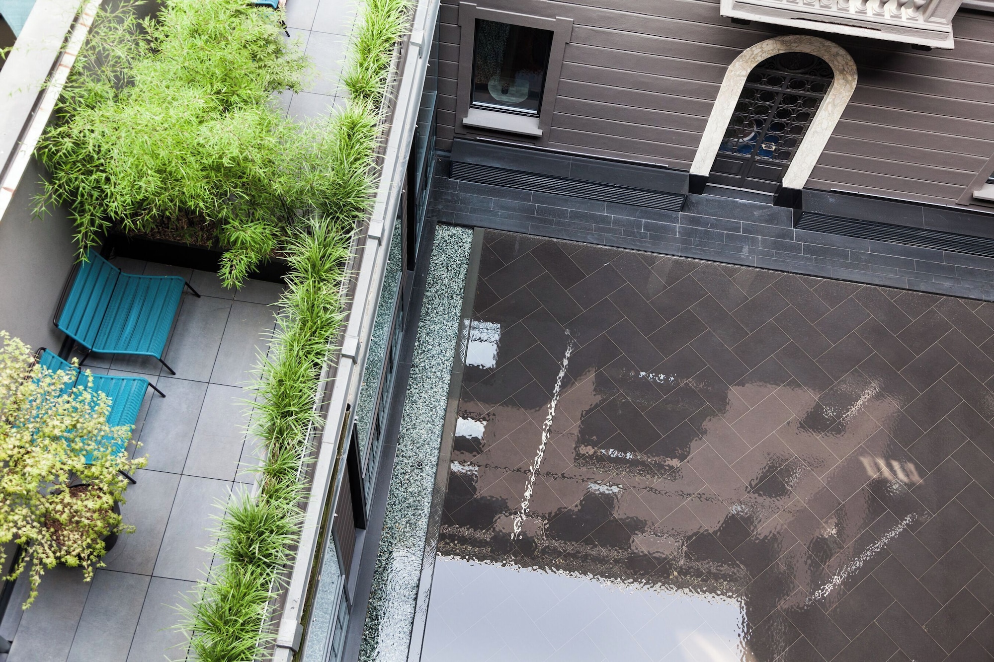 带露台的双人房