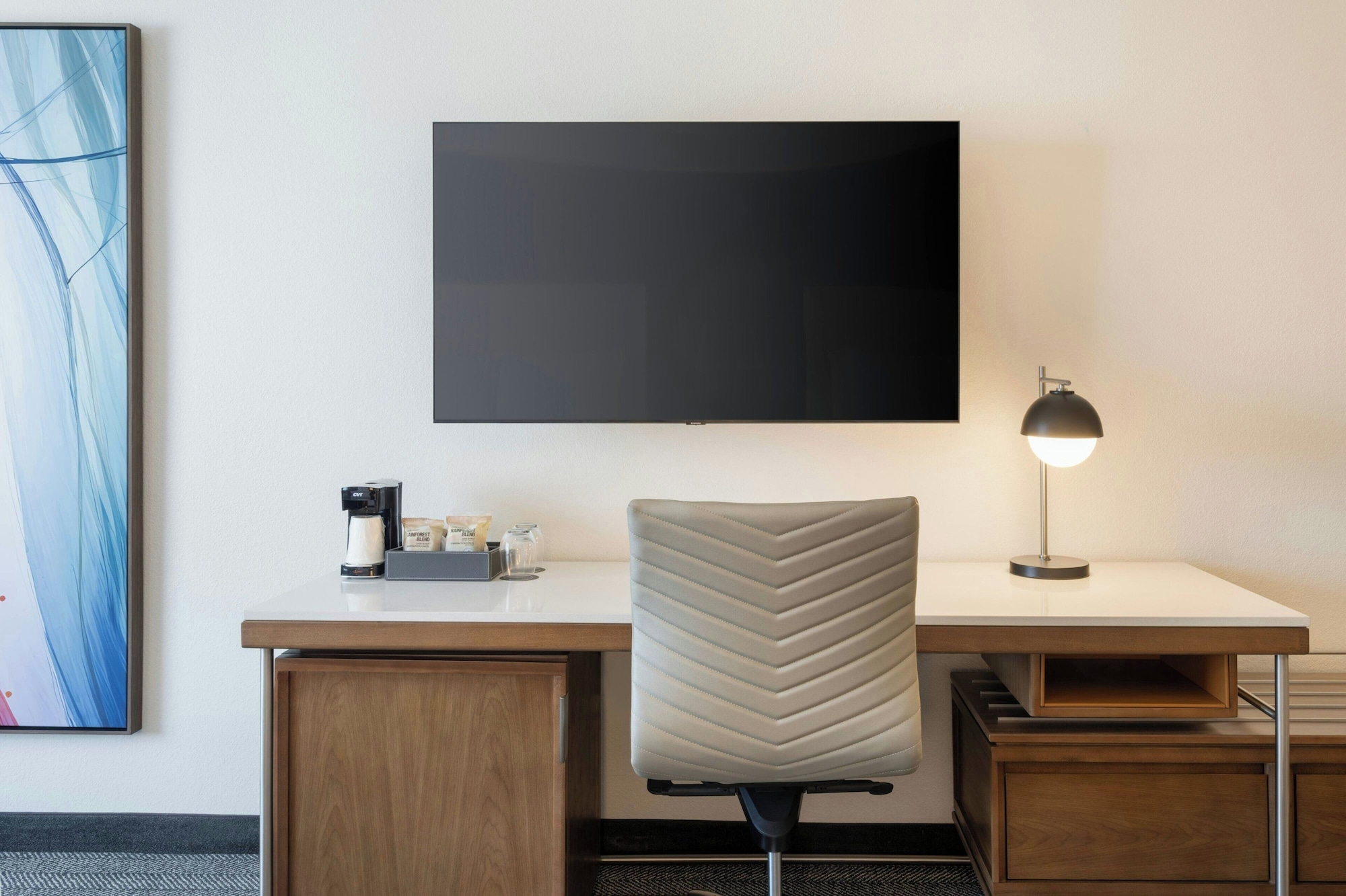 客房， 2 张大床， 城市景观