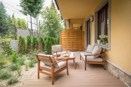 享有花园景致的公寓