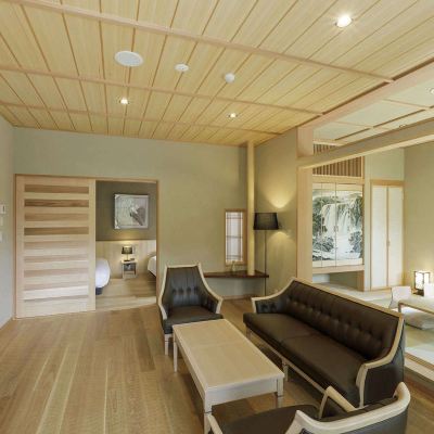 別館スイート、和洋混合風呂付き ホテル四季の館那須 クーポン