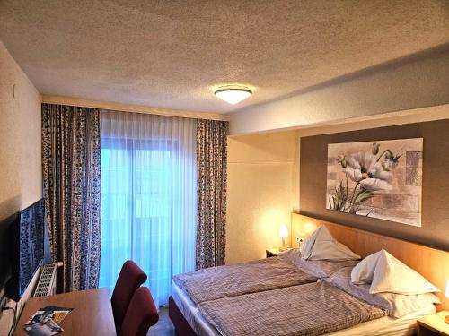 带山景的双人间