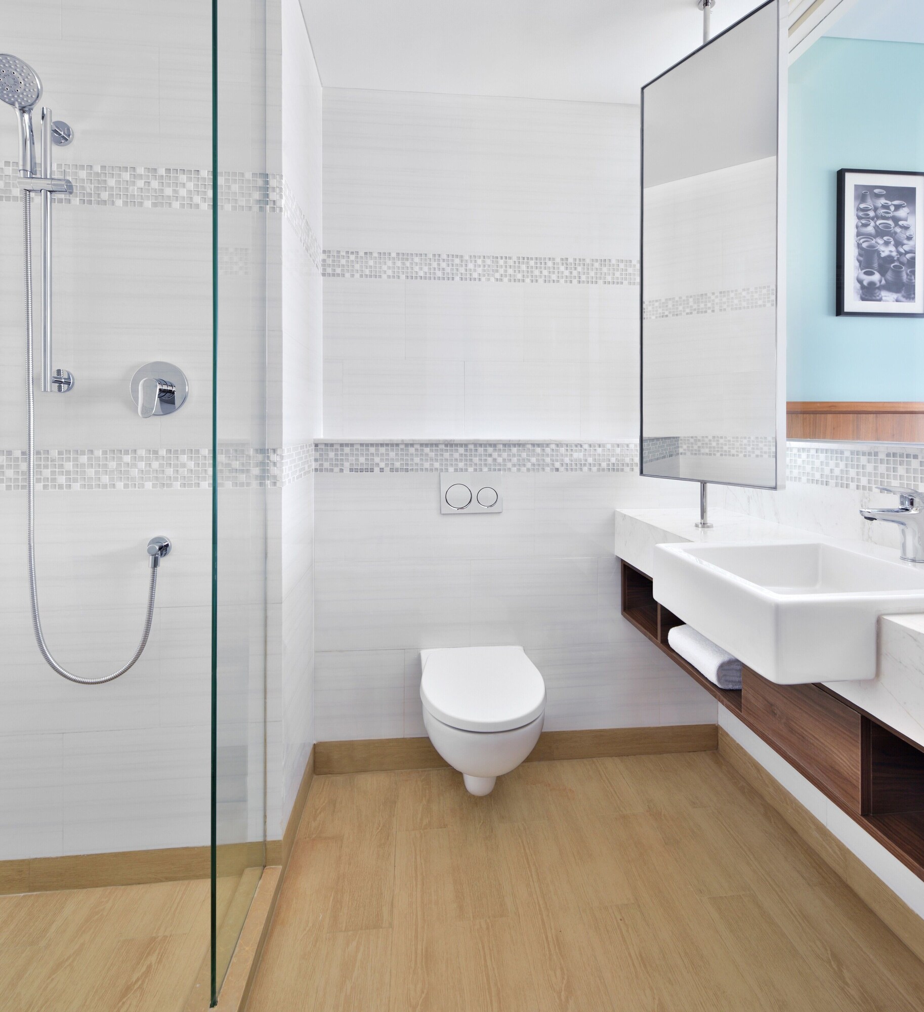 豪华客房，2张单人床，城市景观