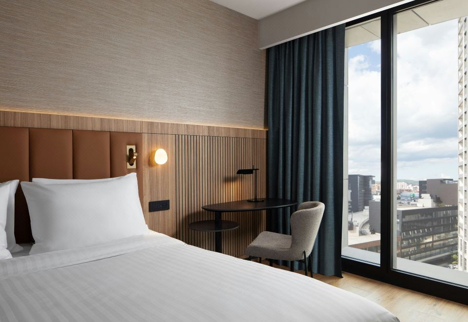 标准特大床房带城景