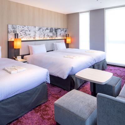 スーペリアツインルーム 大人3名用 ホテルフォルツァ京都四条河原町 クーポン