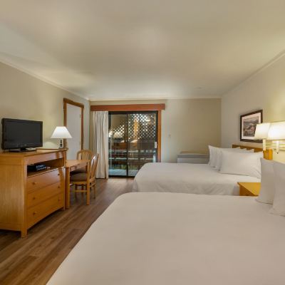 Ground Floor Room with 2 Queen Beds and Balcony (No View) Harbor Lite Lodge Promo Code