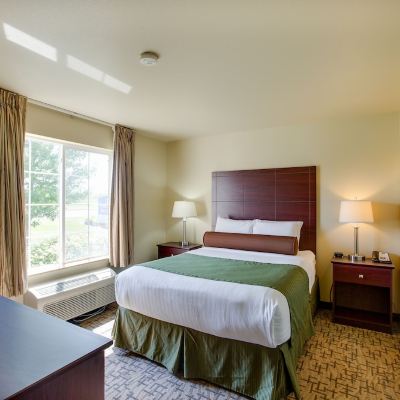 Queen Handicap Accessible Extended-Stay Suite with Pull-Out Sofa