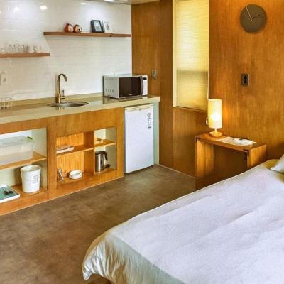 Basic Room, 1 Bedroom (201(Half Ocean View)) 제주 아이비테라스 쿠폰